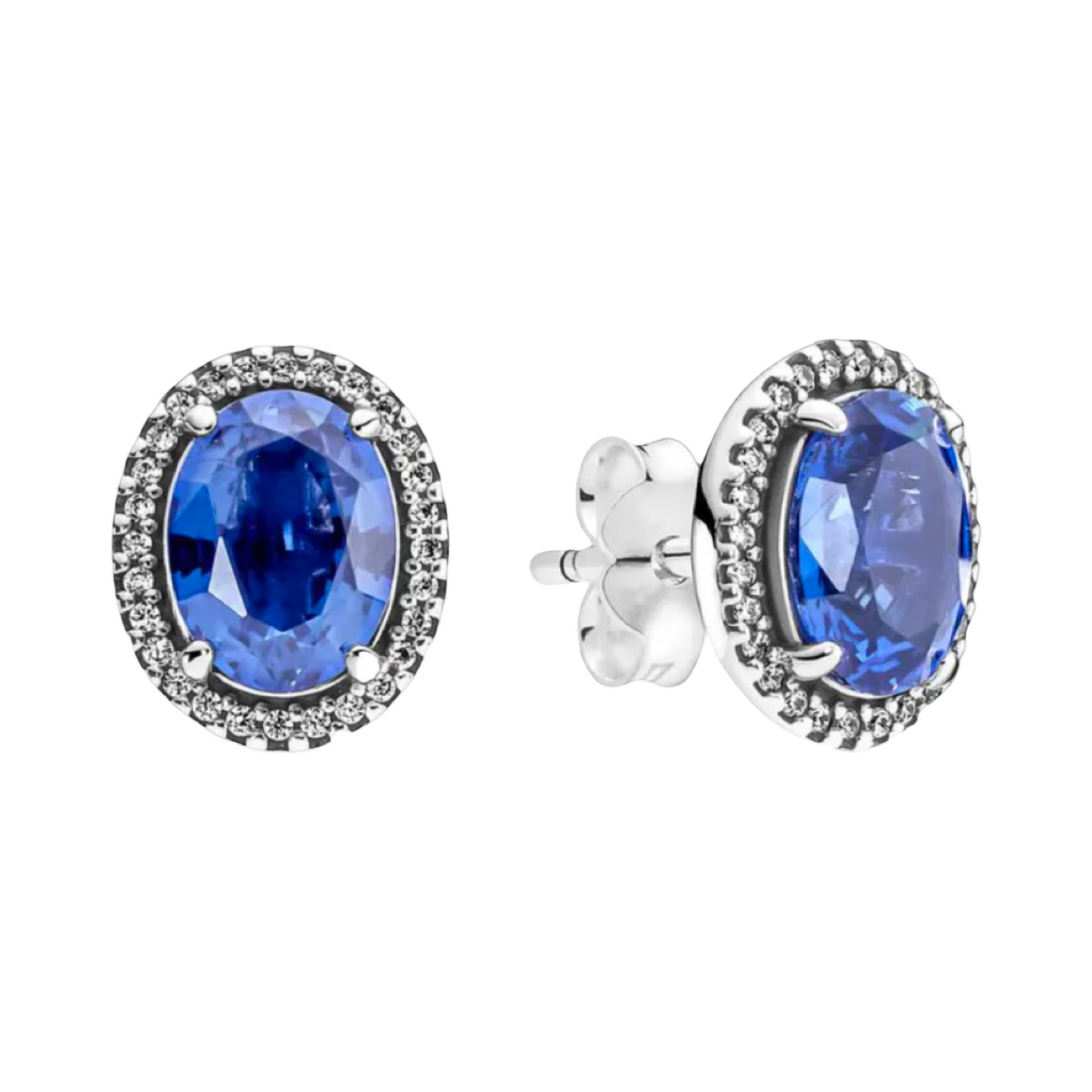 OVAL SAPPHIRE STUDS