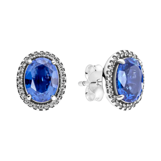 OVAL SAPPHIRE STUDS