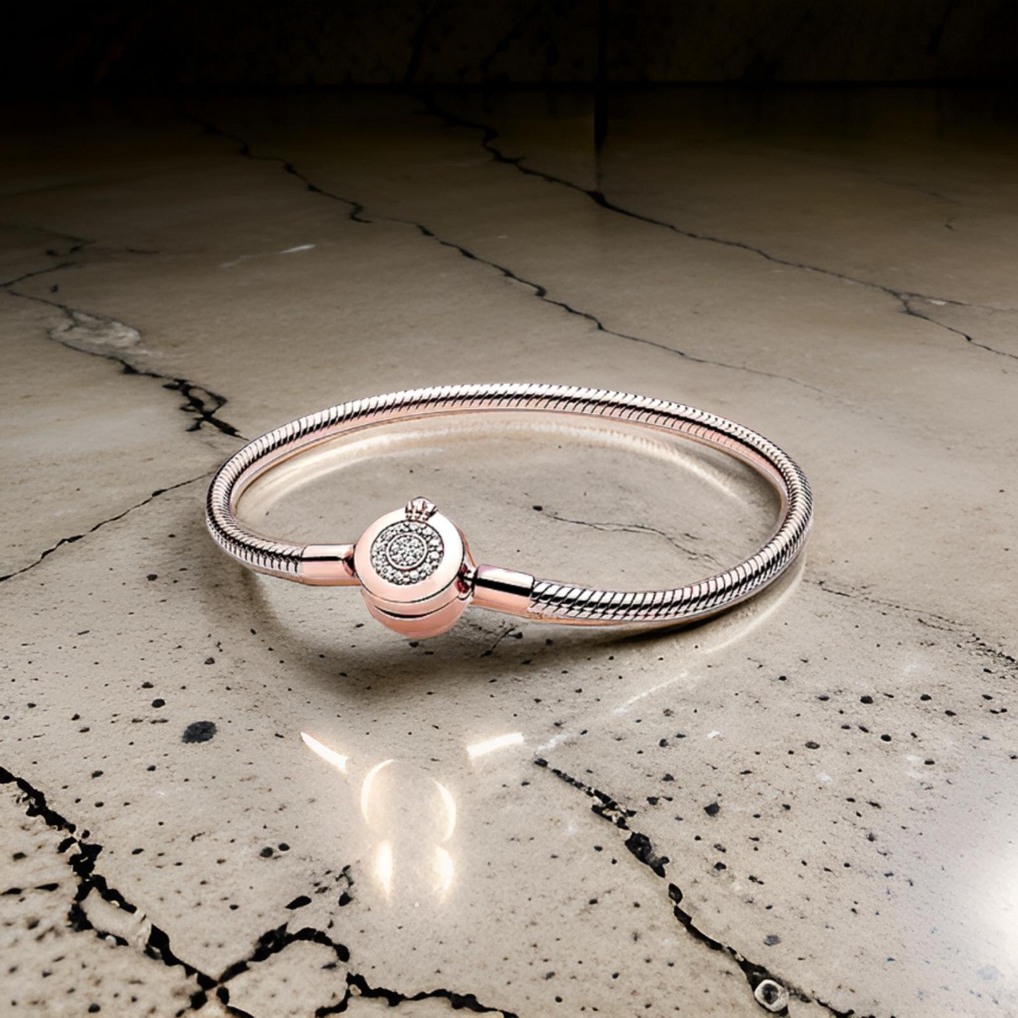 ROSE GOLD CROWNED BRACELET