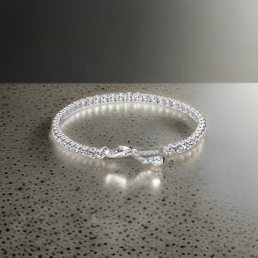 SILVER TENNIS BRACELET