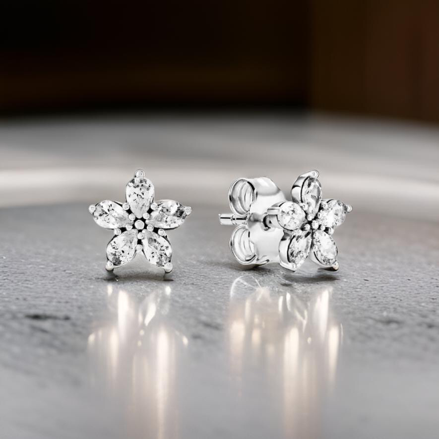 SILVER HERBARIUM STUDS